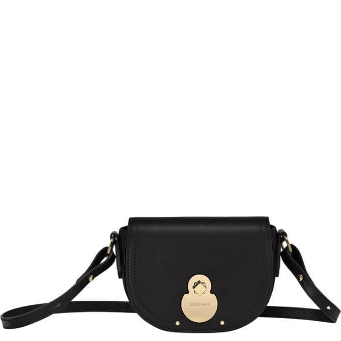 Longchamp Cavalcade Black Crossbody Bag S
